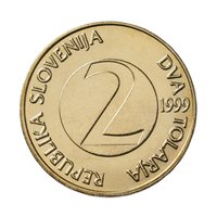 2 Tolarja obverse