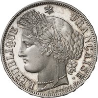 5 Francs obverse