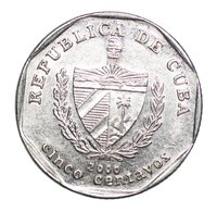 5 Centavos obverse