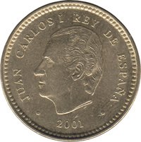 100 Pesetas obverse