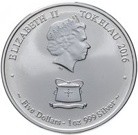 5 Dollars obverse
