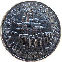 100 Lire obverse