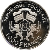 1000 Francs CFA obverse
