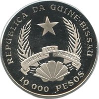 10000 Pesos obverse