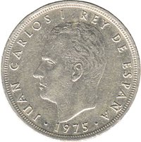 5 Pesetas obverse