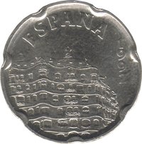 50 Pesetas obverse