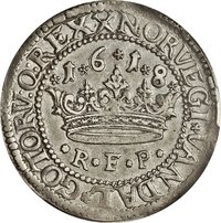 1 Krone reverse