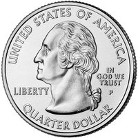 ¼ Dollar obverse