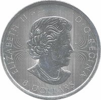 8 Dollars obverse