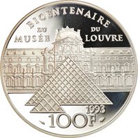100 Francs reverse