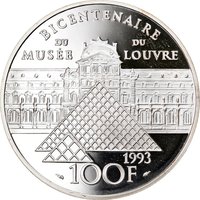 100 Francs reverse
