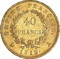40 Francs reverse