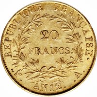 20 Francs reverse