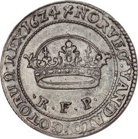 1 Krone reverse