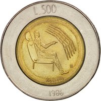 500 Lire reverse