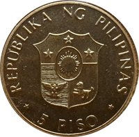 5 Pesos obverse