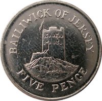 5 Pence reverse