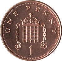 1 Penny reverse