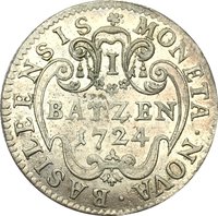 1 Batzen reverse