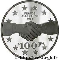 100 Francs reverse