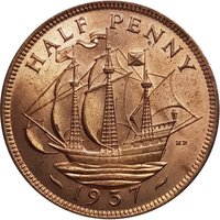½ Penny reverse