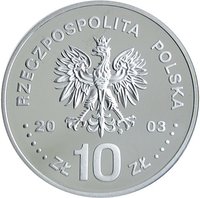 10 Zlotys obverse