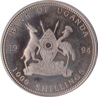 1000 Shillings obverse