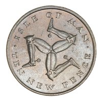 10 New Pence reverse