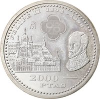 2000 Pesetas reverse