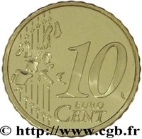 10 Euro Cents reverse