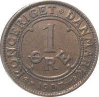 1 Øre reverse