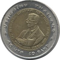 10 Bahts obverse