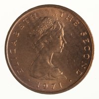 ½ New Penny obverse