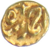 ½ Fanam obverse