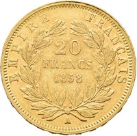 20 Francs reverse