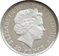 20 Pence obverse