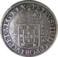 Cruzado/400 Réis obverse