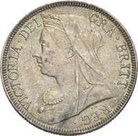 ½ Crown obverse