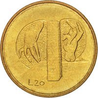 20 Lire reverse